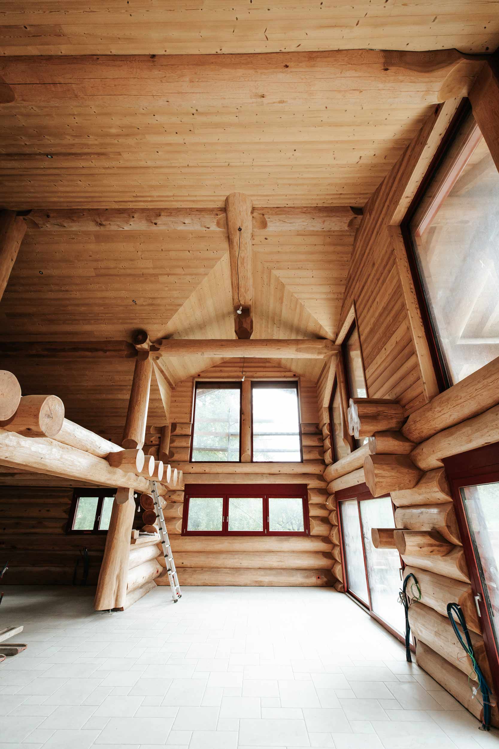 Rénovation complète d'un chalet à Villaz
