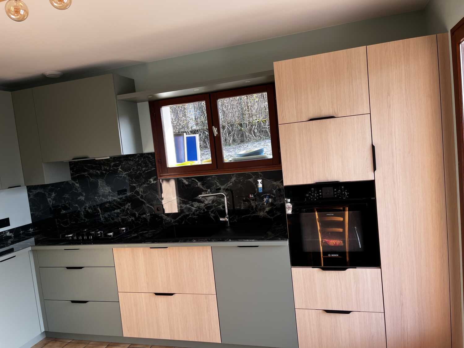 Travaux d'installation de cuisine