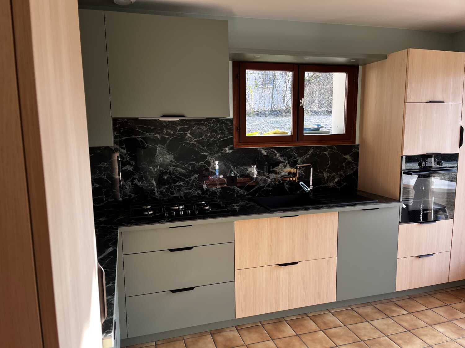 Travaux d'installation de cuisine